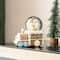 Glitzhome® 100mm Christmas Resin Musical Snowflakes Ginginerbread Family Train Waterglobe